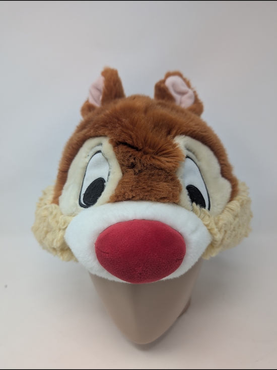 Disney Accessories - Vintage Disney Parks Chip & Dale DALE Plush Hat Brown Tan Chipmunks Adjustable